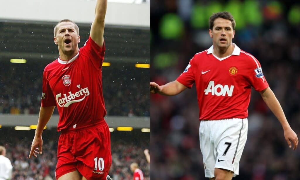 Michael Owen, en Liverpool y Manchester United