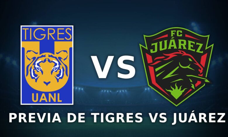 Tigres vs Juárez rumbo al CL 2025 de la Liga MX