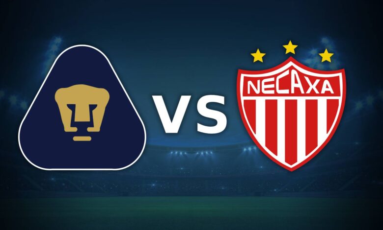 Pumas vs Necaxa por el torneo Clausura 2025