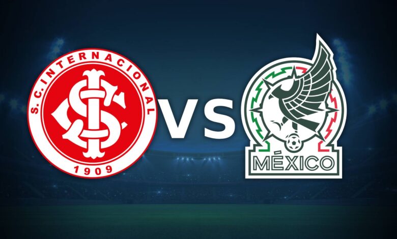 Internacional vs México en duelo amistoso