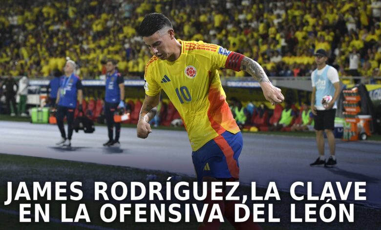 James Rodríguez con la playera de la Selección de Colombia.