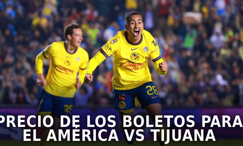 Boletos para el América vs Tijuana