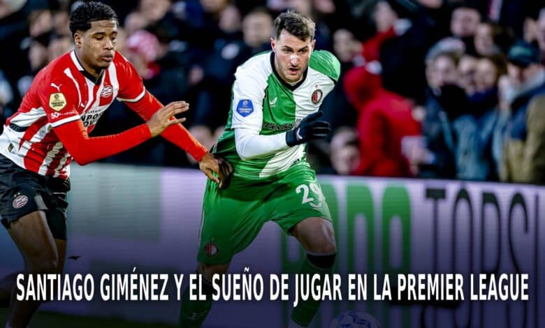 Santiago Giménez con Feyenoord