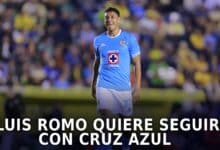 Luis Romo quiere seguir en Cruz Azul