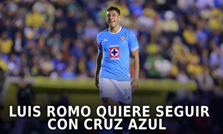 Luis Romo quiere seguir en Cruz Azul