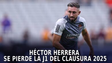 Héctor Herrera no jugará la fecha 1 del torneo Clausura 2025 por una sanción pendiente.