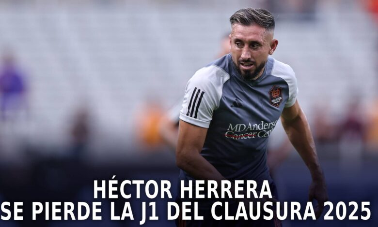 Héctor Herrera no jugará la fecha 1 del torneo Clausura 2025 por una sanción pendiente.