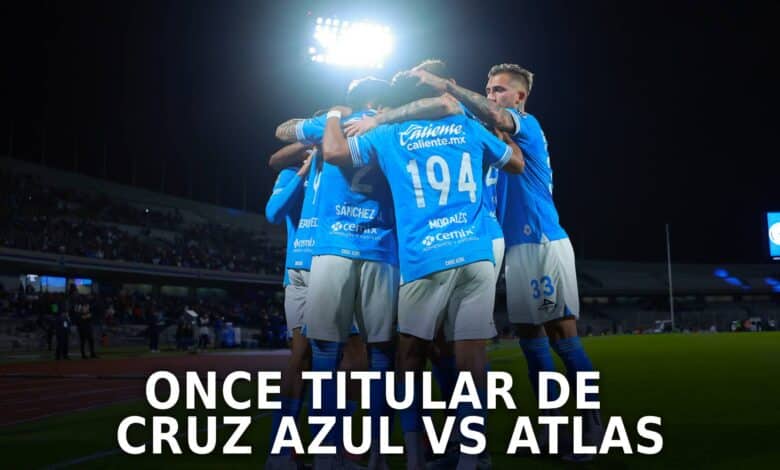 Cruz Azul vs Atlas por el torneo Clausura 2025