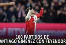 100 partidos de Santiago Giménez en los Países Bajos.