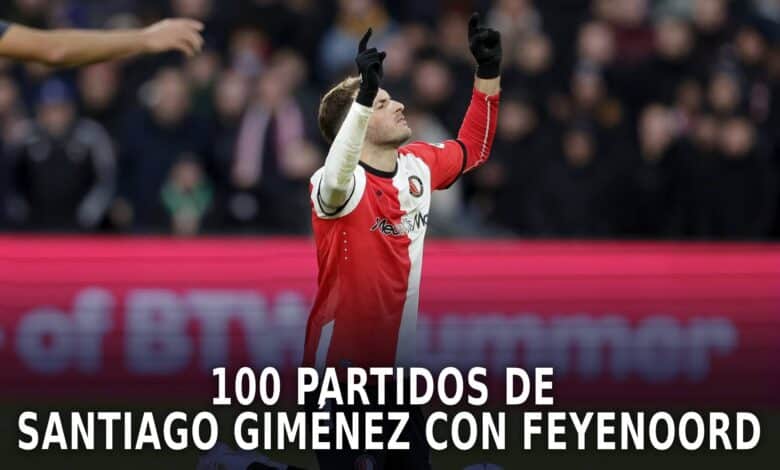 100 partidos de Santiago Giménez en los Países Bajos.