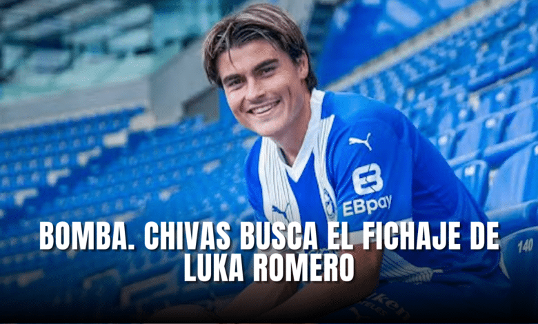 Bomba Chivas busca fichaje de Luka Romero