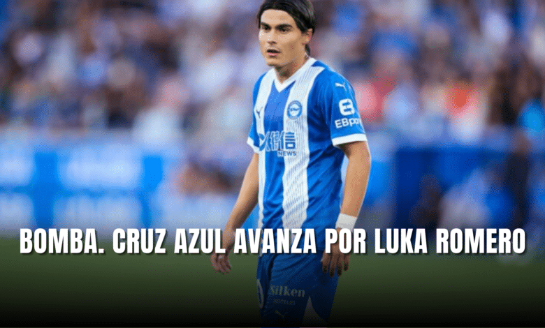 Bomba Cruz Azul avanza por Luka Romero