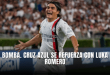 Bomba Cruz Azul se refuerza con Luka Romero