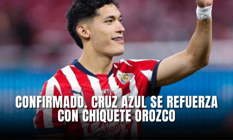 Confirmado Cruz Azul se refuerza con Chiquete Orozco