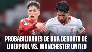 Probabilidades de una derrota de Liverpool vs Manchester United