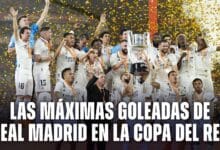 Máximas goleadas de Real Madrid en la Copa del Rey