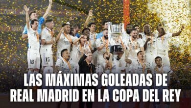 Máximas goleadas de Real Madrid en la Copa del Rey