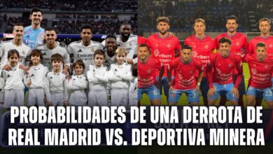 Probabilidades de una derrota de Real Madrid vs Deportiva Minera por la Copa del Rey