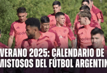 Verano 2025, cargado de amistosos en el fútbol argentino.