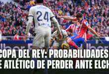 Atlético de Madrid y sus chances de caer ante Elche en la Copa del Rey.