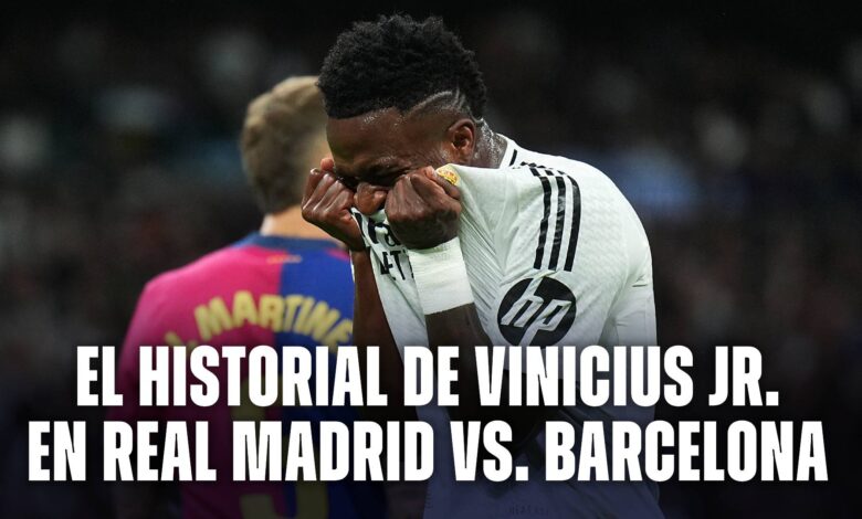 Historial de Vinicius Jr. vs Barcelona