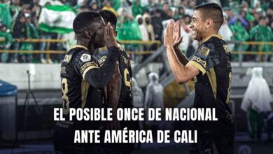 Atlético Nacional vs. América Liga BetPlay 2025 nómina