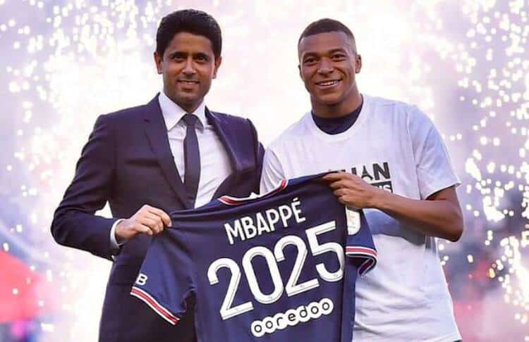 Toni Kroos posts a photo of a jersey with Mbappe's name on it and