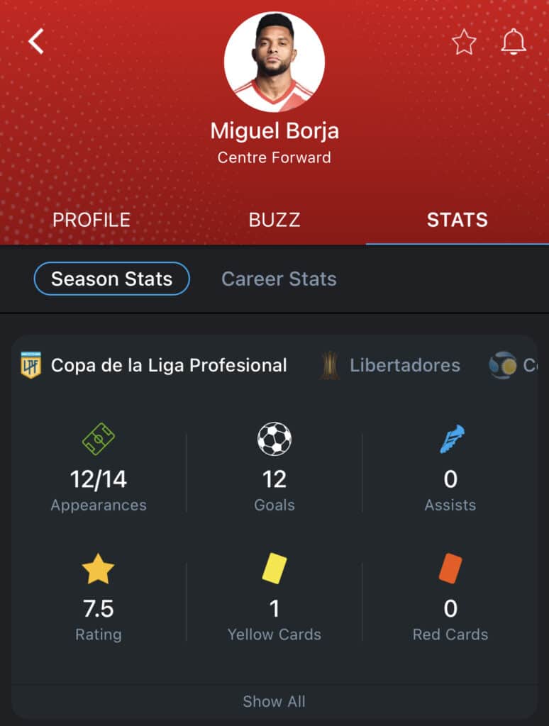 Miguel Borja on fire for River Plate!
