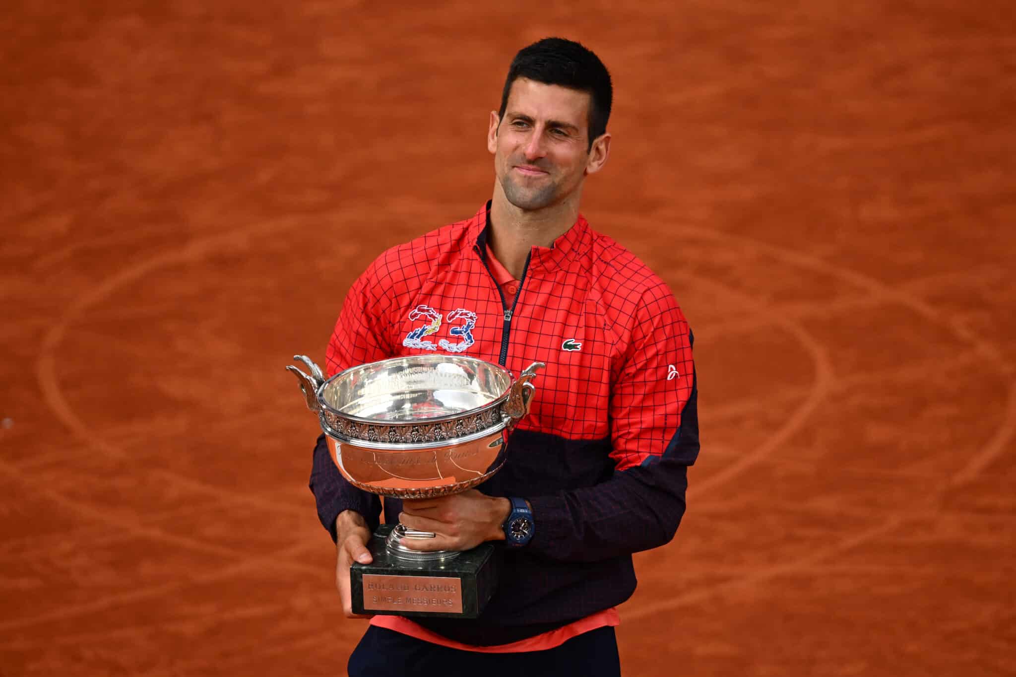 Novak Djokovic lifts the 2023 French Open title!