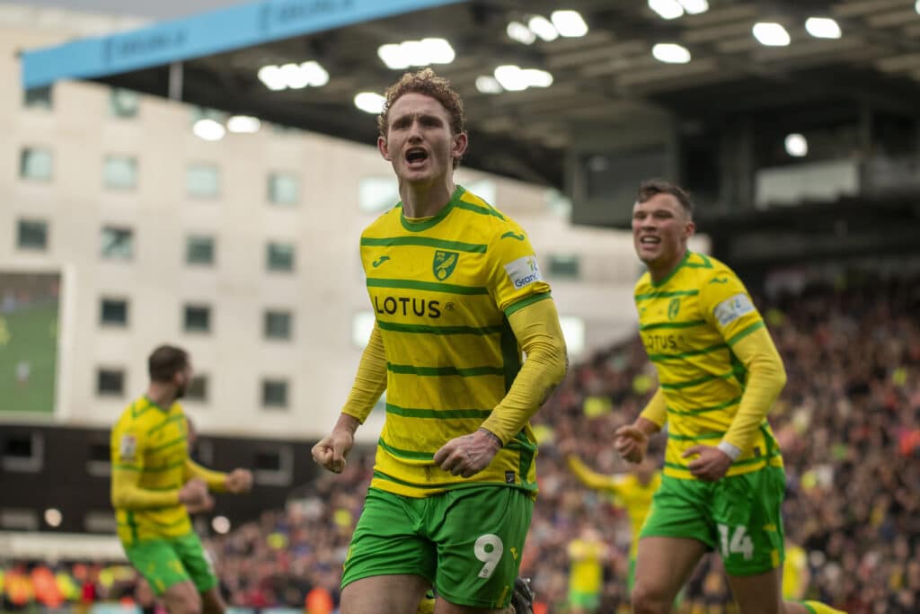 The American Josh Sargent is in top form for Norwich!