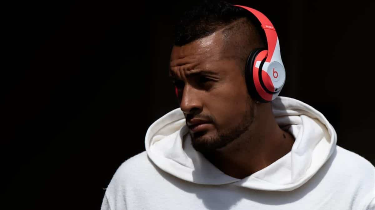 Kyrgios, tennis cult hero, potentially listening to some of these tracks...