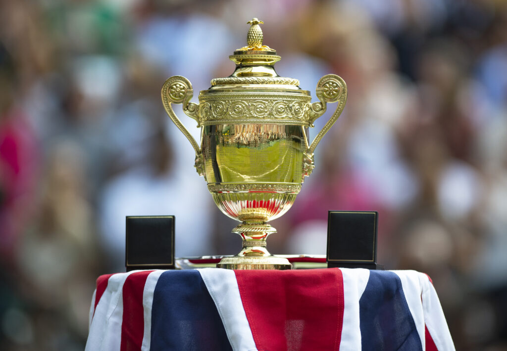 The glorious Wimbledon trophy!