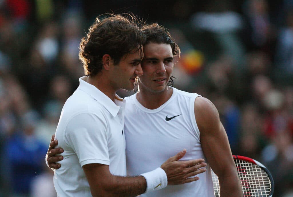 Rafa and Roger used to LOVE playing at Wimbledon!