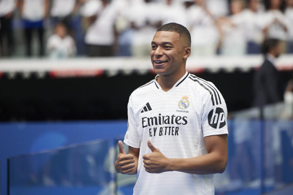 Kylian Mbappe will make his Real Madrid debut in the Super Cup