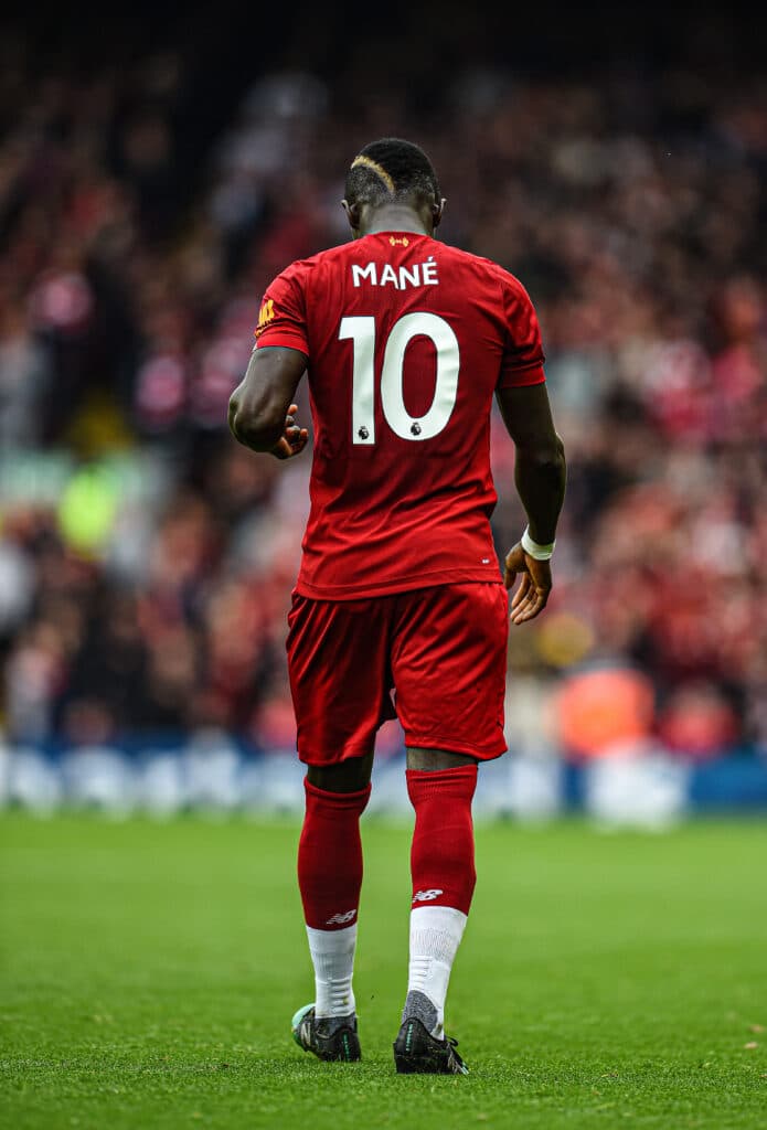  Sadio Mane of Liverpool during the Premier League match 