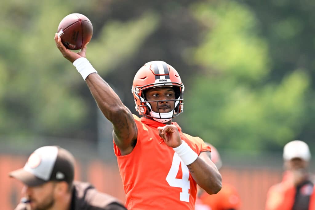 Deshaun Watson #4 of the Cleveland Browns 