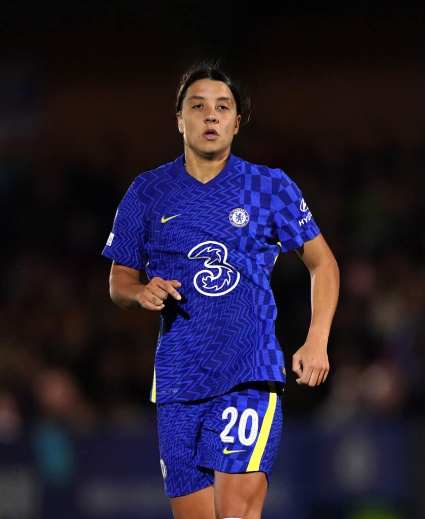 Chelsea's Sam Kerr during the UEFA Women's Champions League