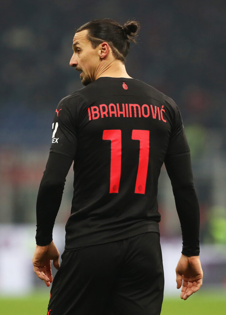 Zlatan Ibrahimovic of AC Milan 