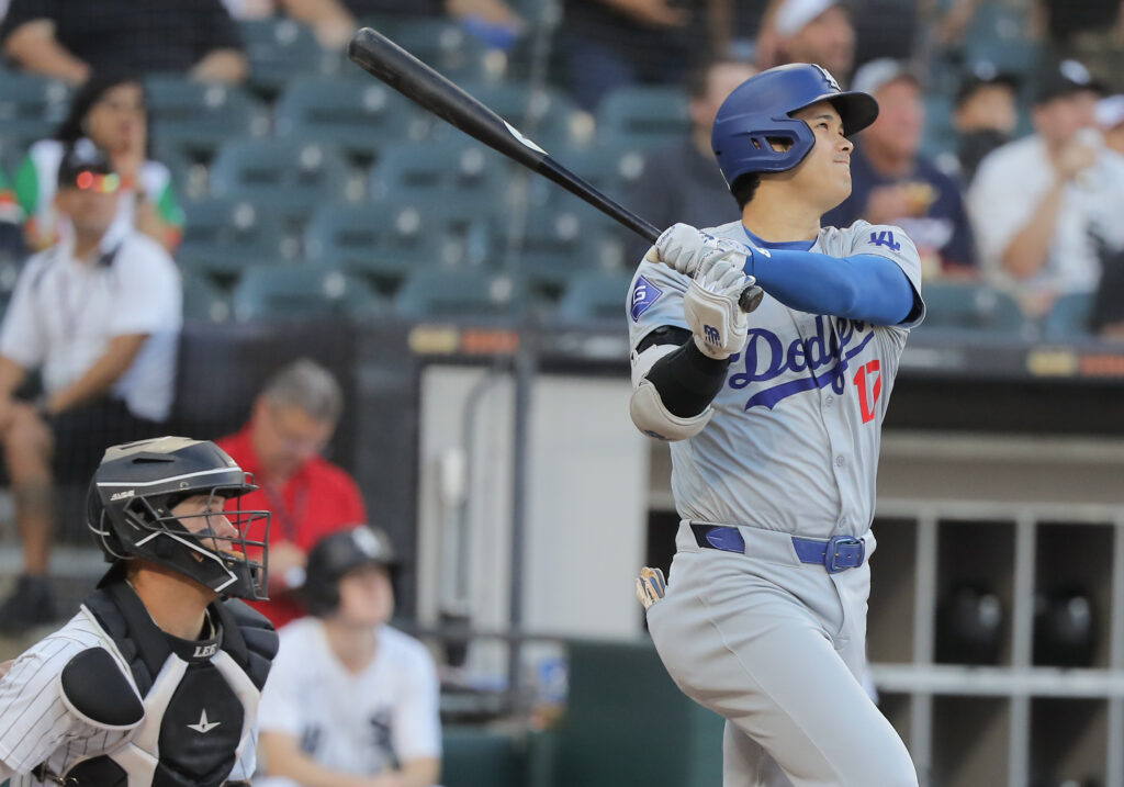 Shohei Ohtani of the Los Angeles Dodgers 