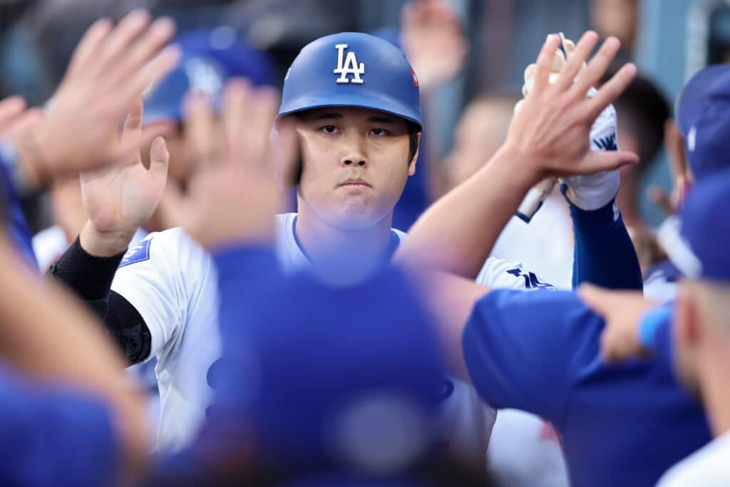 Shohei Ohtani of the Los Angeles Dodgers