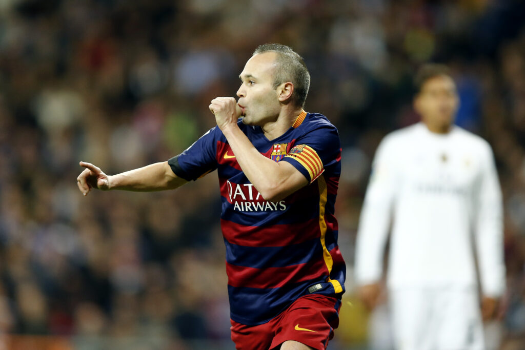 Andres Iniesta of FC Barcelona 