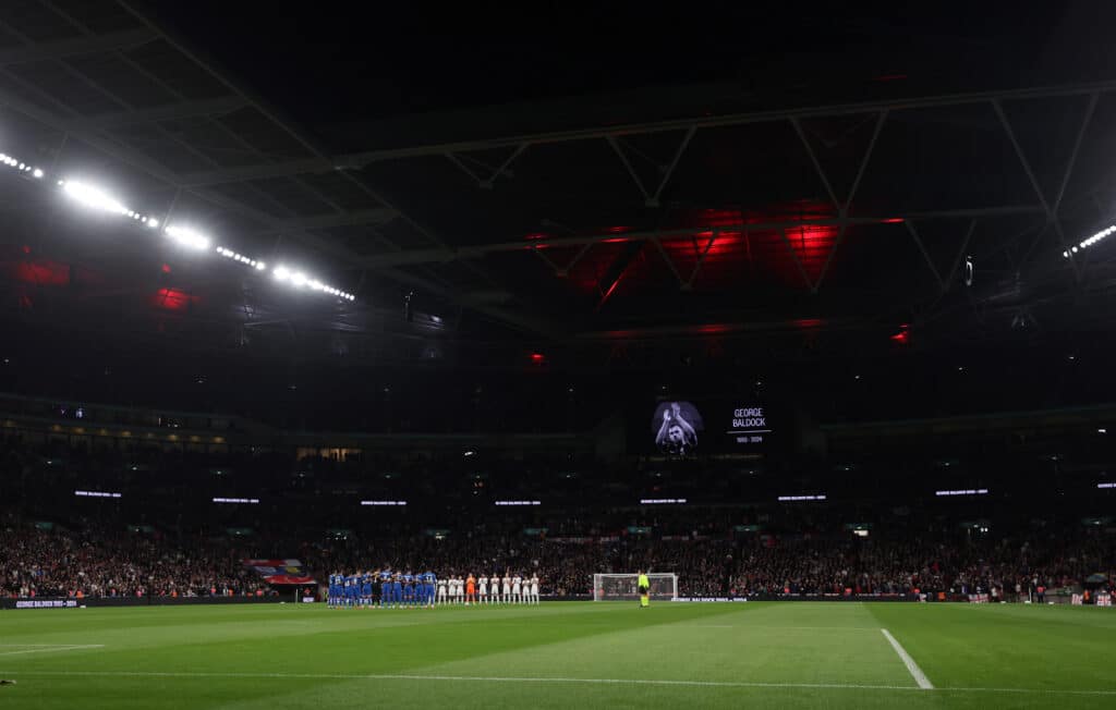 An international match between England and Greece