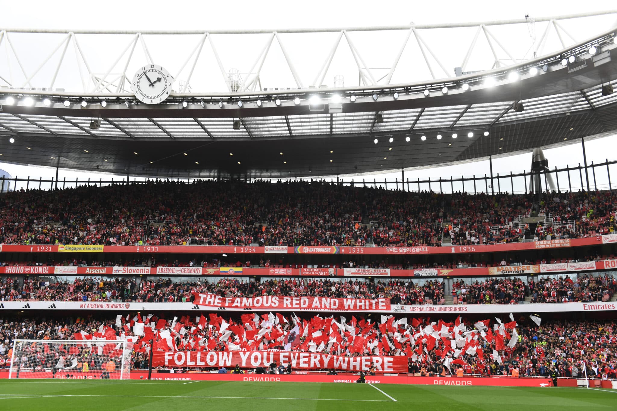 Premier League match between Arsenal FC and Tottenham Hotspur at Emirates Stadium on September 24, 2023 in London, England.