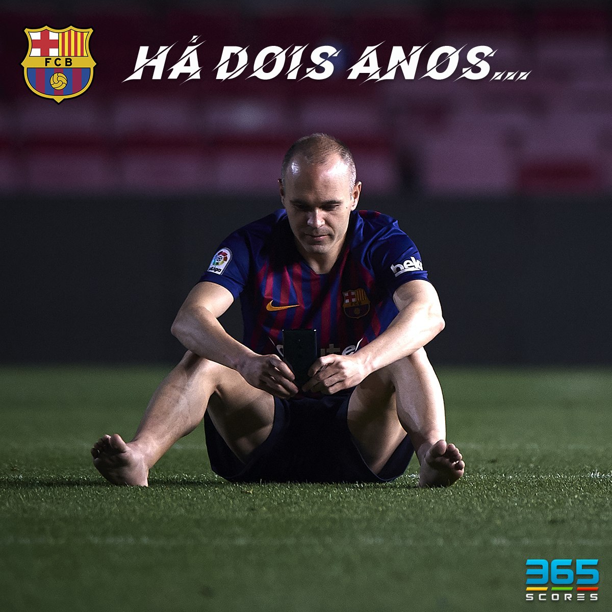 Despedida De Iniesta Do Barcelona Completa Dois Anos - 365Scores ...