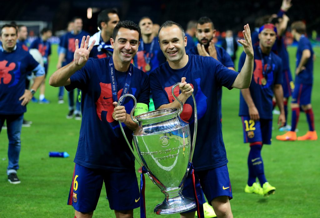 Xavi e Iniesta