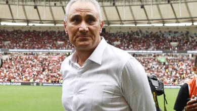 Tite em jogo do Flamengo