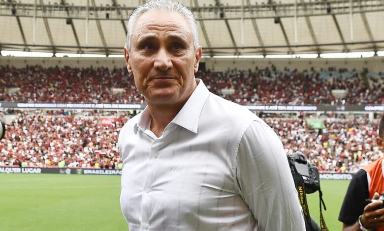 Tite em jogo do Flamengo