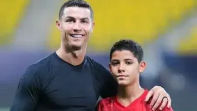 Cristiano Ronaldo e seu filho