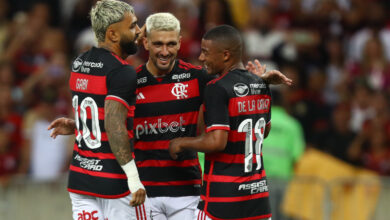 Gabigol, Arrascaeta, De la Cruz, Flamengo