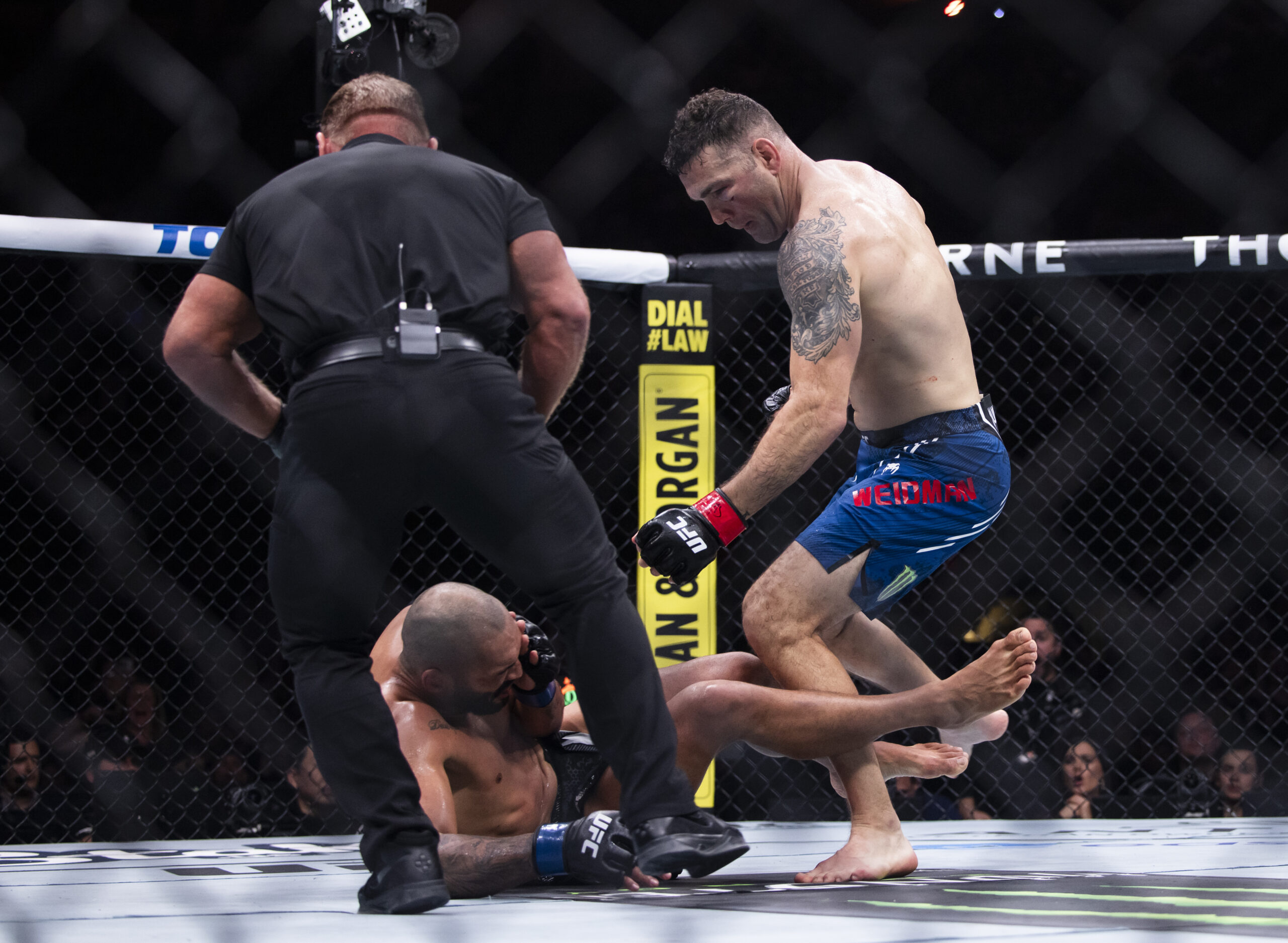 Weidman nocauteia Bruno Blindado no UFC